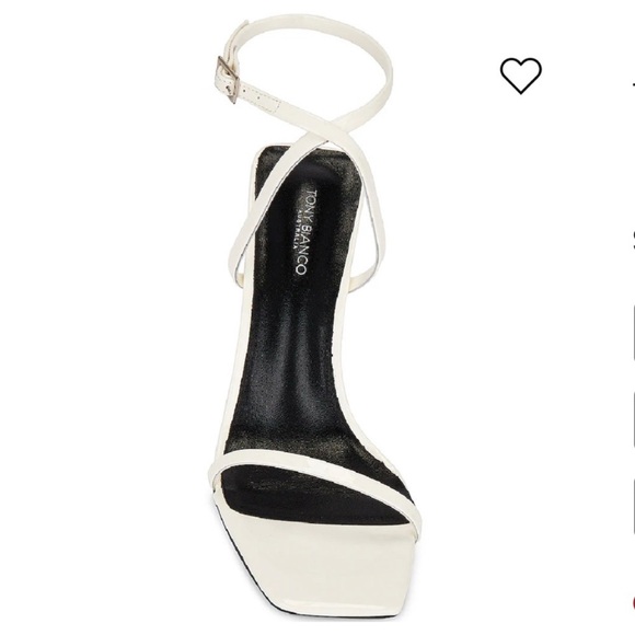 Tony Bianco Naxos Sandals Heels White Patent - Picture 4 of 8